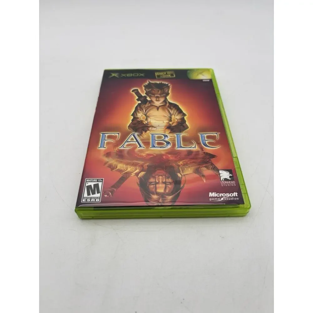 Xbox Fable CIB, Game Disc, Case, And Manual Tested & Working VG Condition